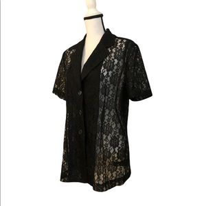 Magique Lace Black Blouse
